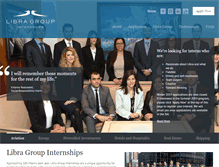 Tablet Screenshot of librainternship.com